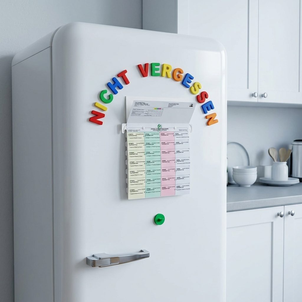 Medikation sortiert Arzneikalender